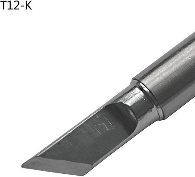 Жало T12-K для паяльних станцій Hakko, KSGER, Quicko (тип "ніж") T12-K фото