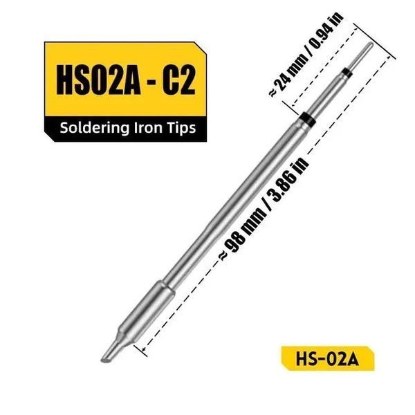 Паяльне жало HS02A-C2 для паяльника Fnirsi HS-02 HS02A-C2 фото