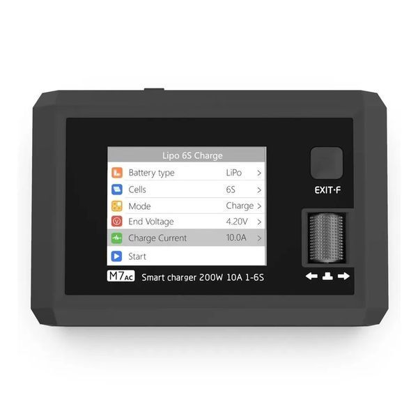 Багатофункціональний зарядний пристрій ToolkitRC M7AC 300W 15A 1-6S LiPo AC/DC ToolkitRC M7AC фото