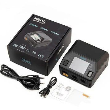 Багатофункціональний зарядний пристрій ToolkitRC M8AC 400W 20A 1-8S LiPo AC/DC ToolkitRC M8AC фото
