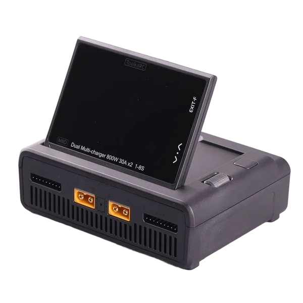 Двоканальний зарядний пристрій ToolkitRC M8D 700W 30A 1-8S LiPo (DC) ToolkitRC M8D фото