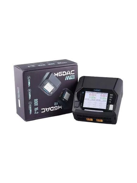 Двоканальний зарядний пристрій ToolkitRC M6DAC V2 AC/DC (2x350W) m6dac v2 фото