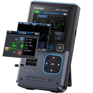FNIRSI DSO-TC4 &mdash; Цифровий осцилограф, тестер компонентів та генератор сигналів 3-в-1 dso-tc4 фото